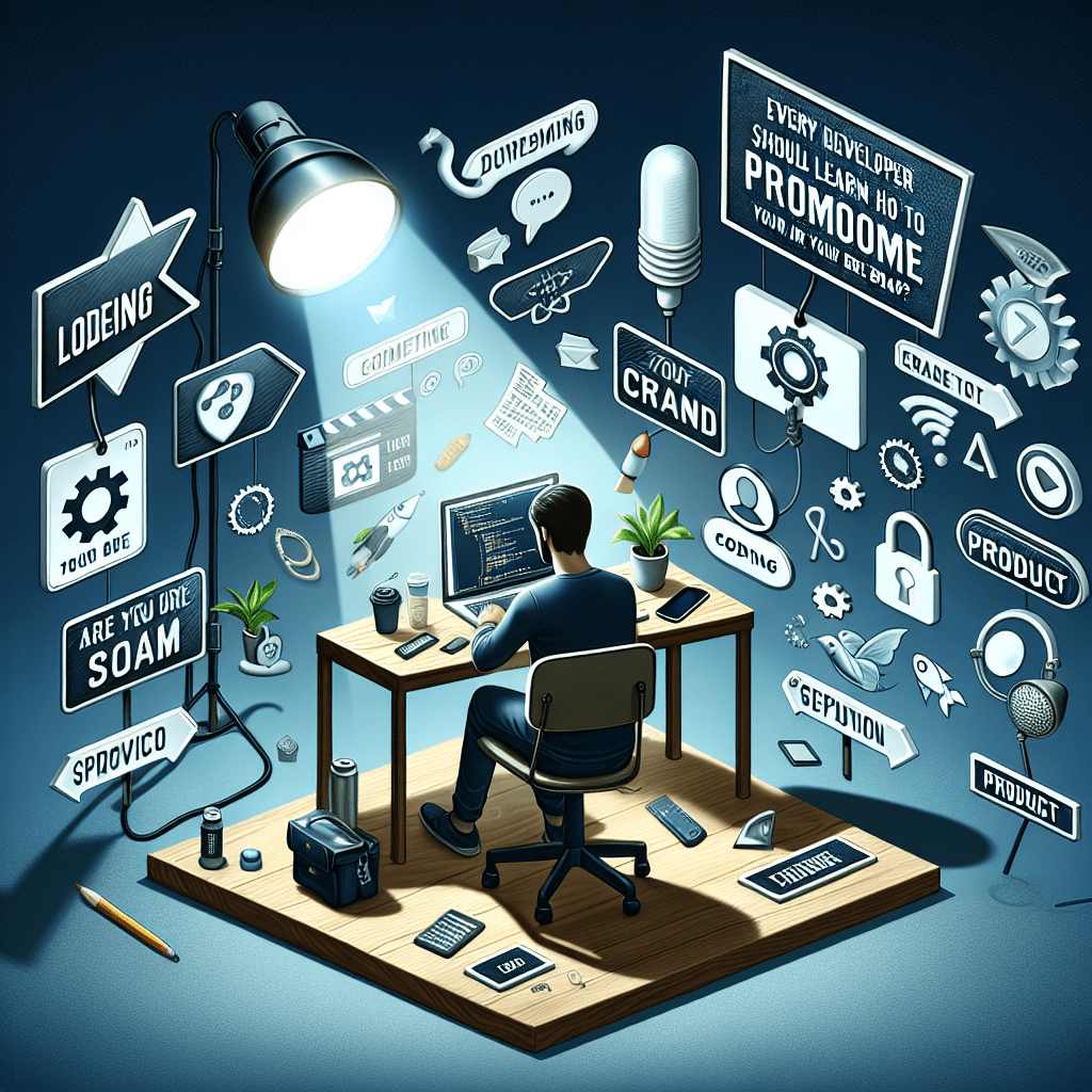 Todo desenvolvedor deve aprender a se vender: você é sua própria marca e o código é seu produto. — cover