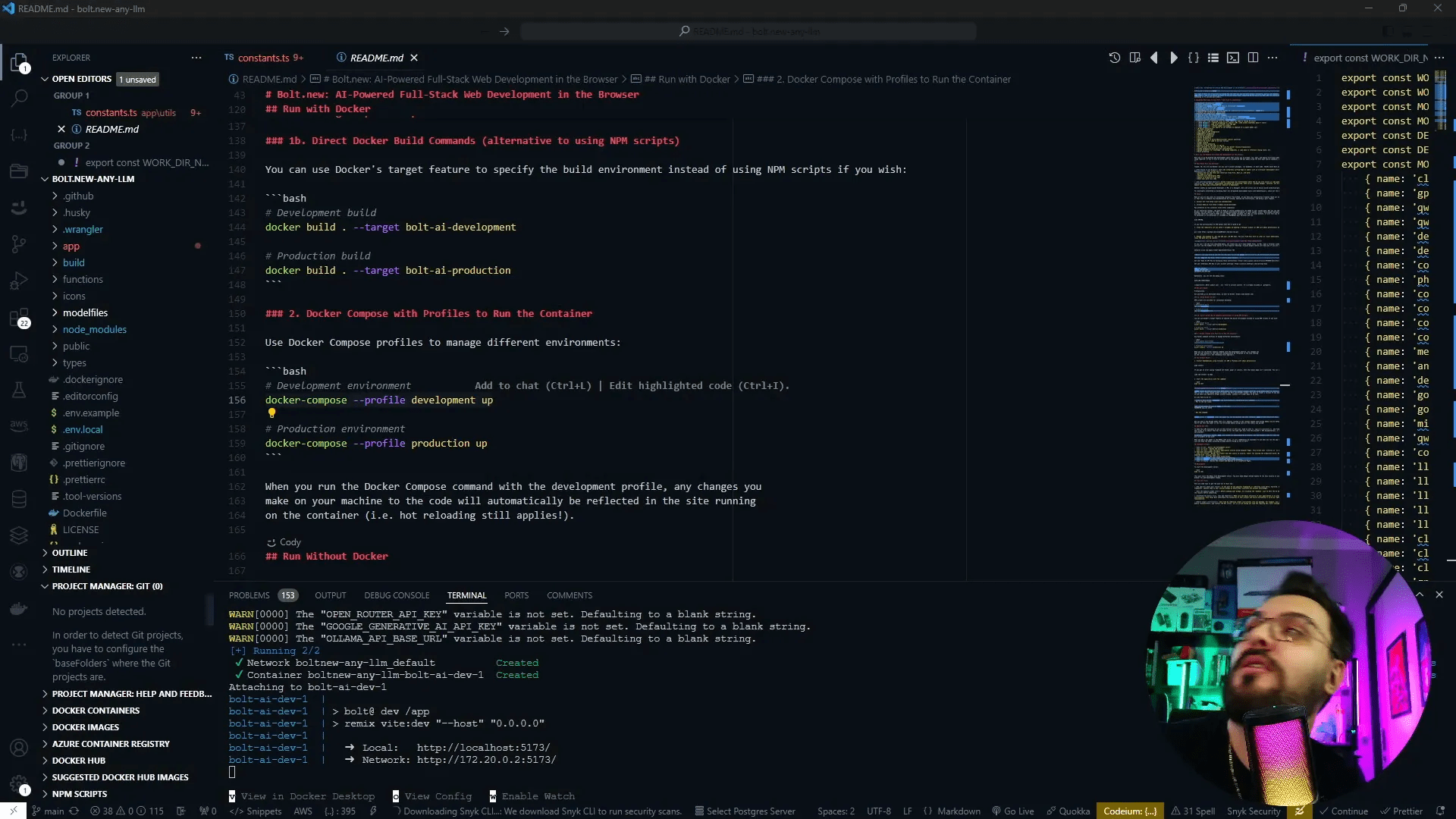 Configurações do VS Code
