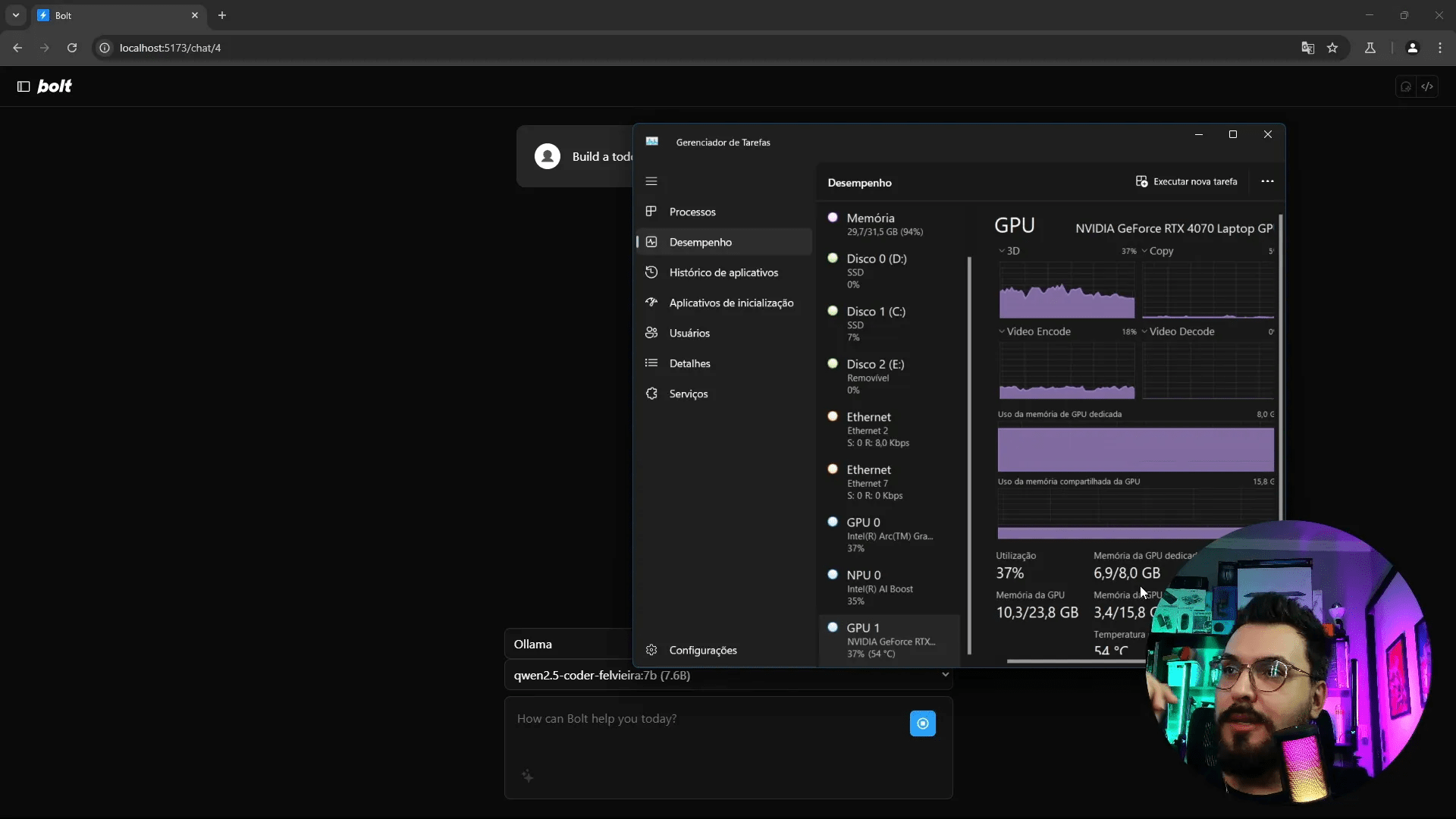 Configurações de energia no Windows