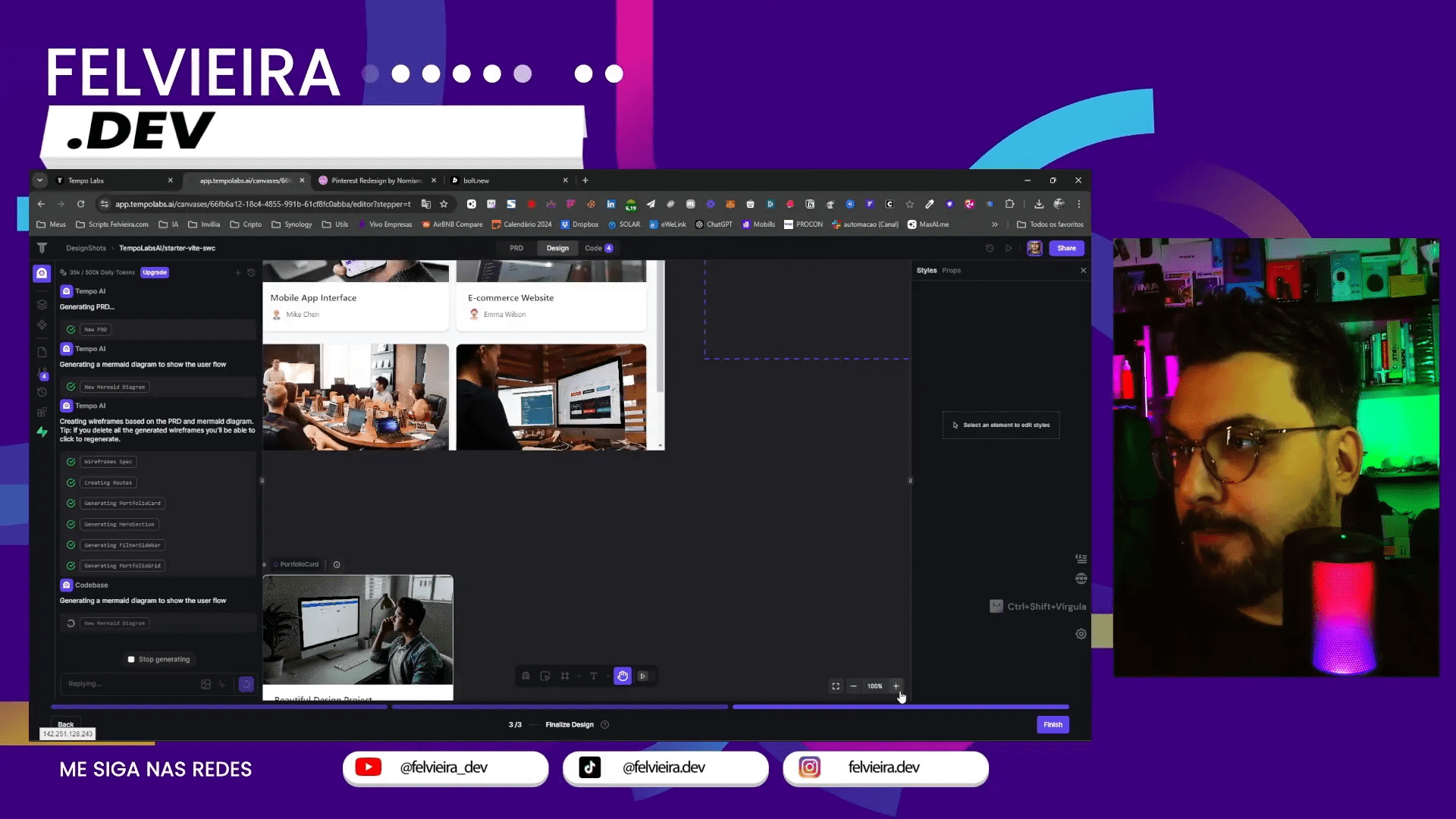 Desenvolvedores colaborando em projeto de frontend