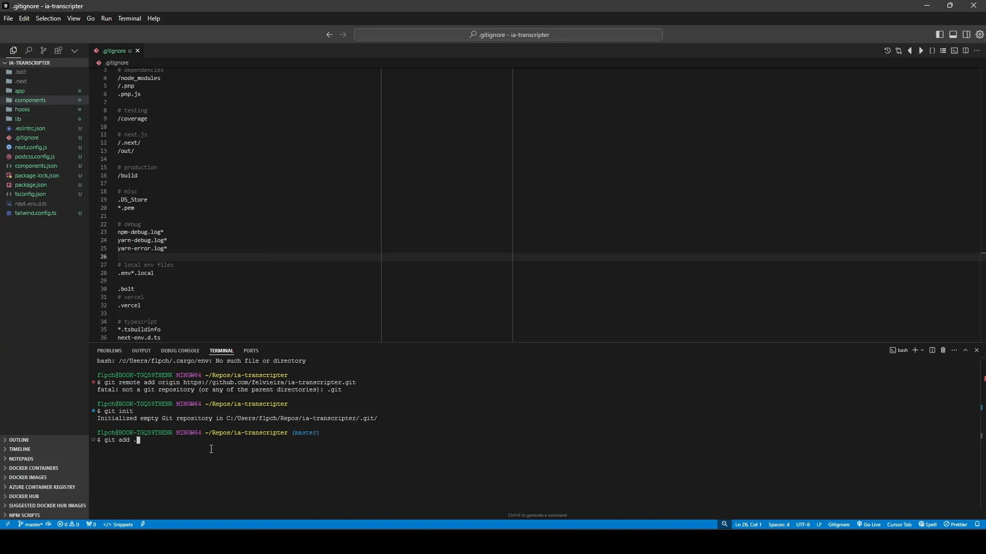 Enviando alterações para o GitHub