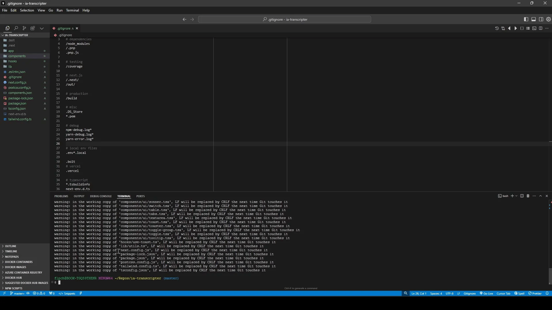 Criando um commit no Git