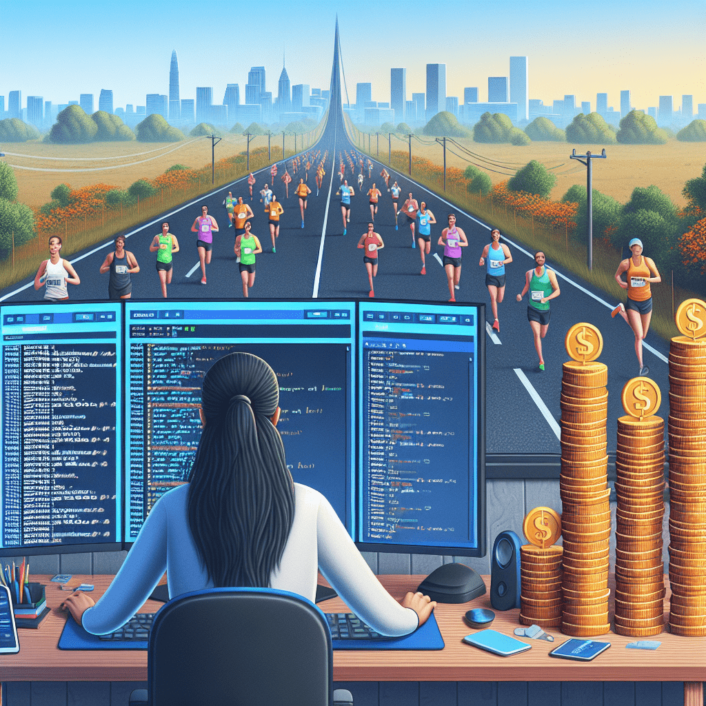 Salário de Programador: A Maratona do Sucesso com Visão, Disciplina e Aprendizado Contínuo — cover