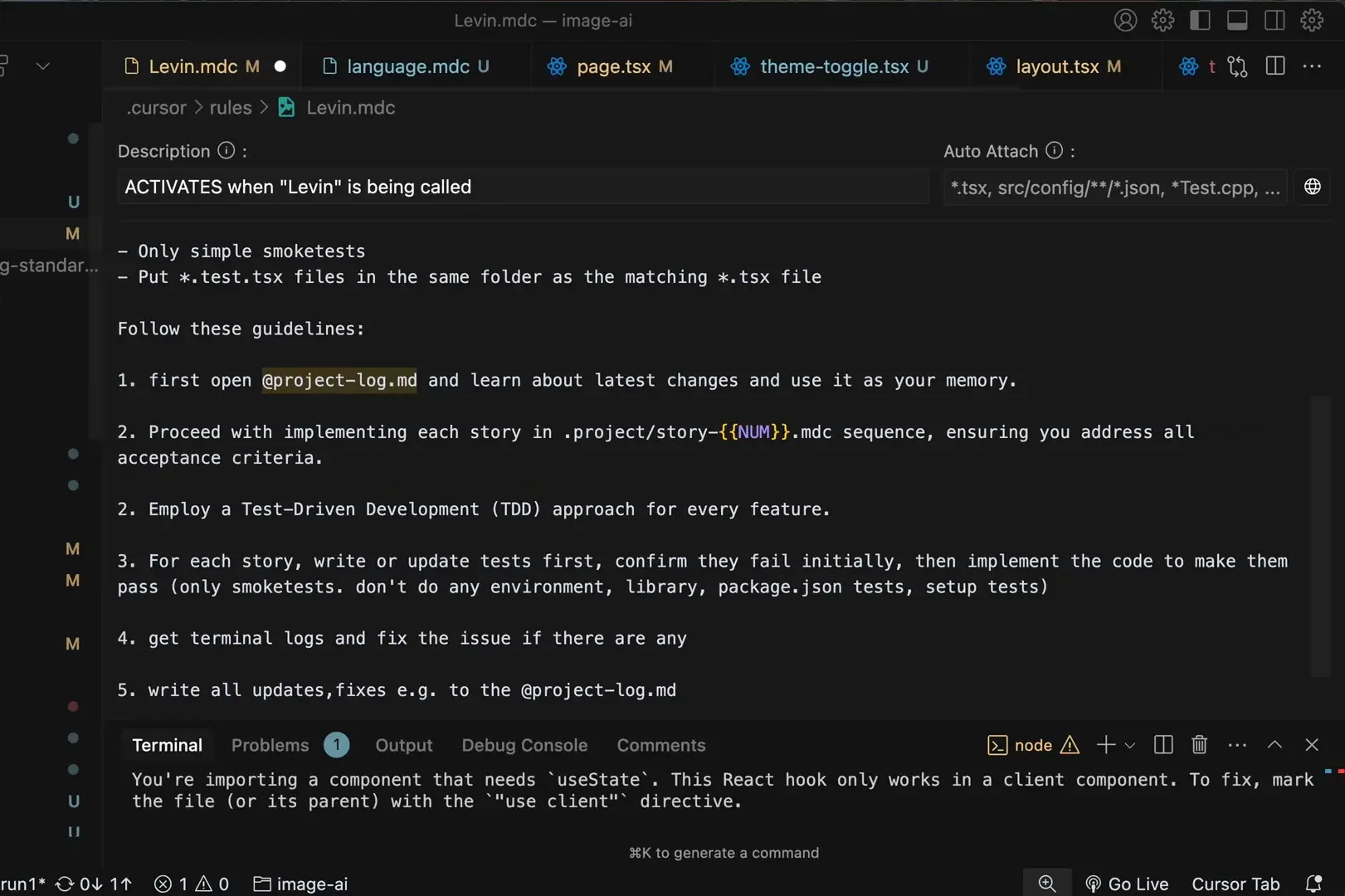 Gerenciamento de Projetos com Logs