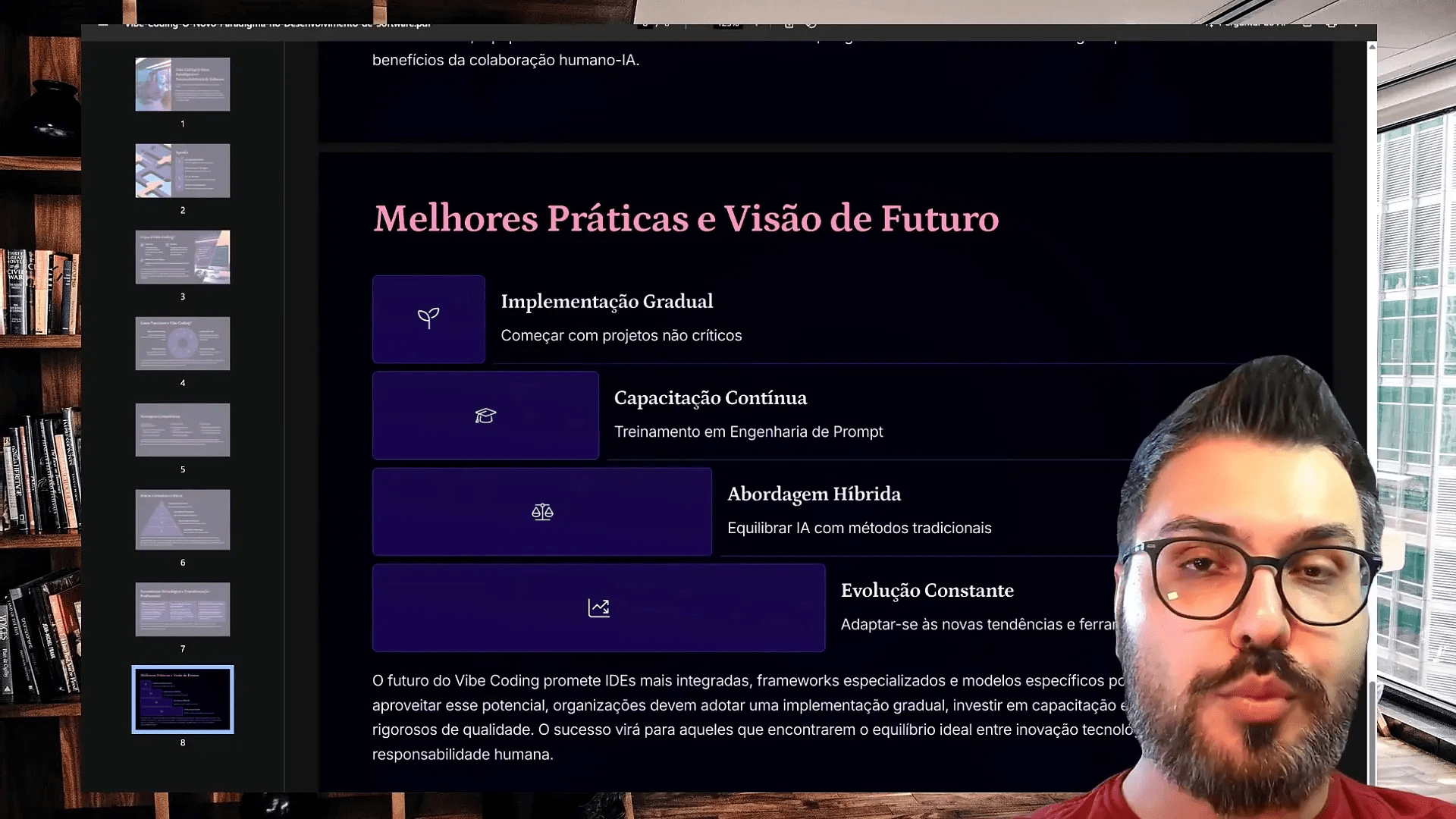 Conclusão e chamadas para ação