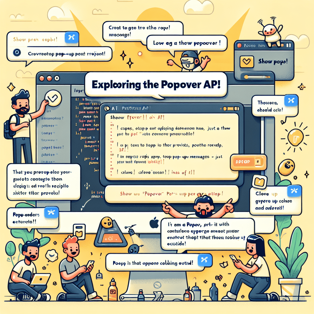 “Descubra a Nova API Popover: A Revolução nas Janelas Modais do HTML e JavaScript!” — cover
