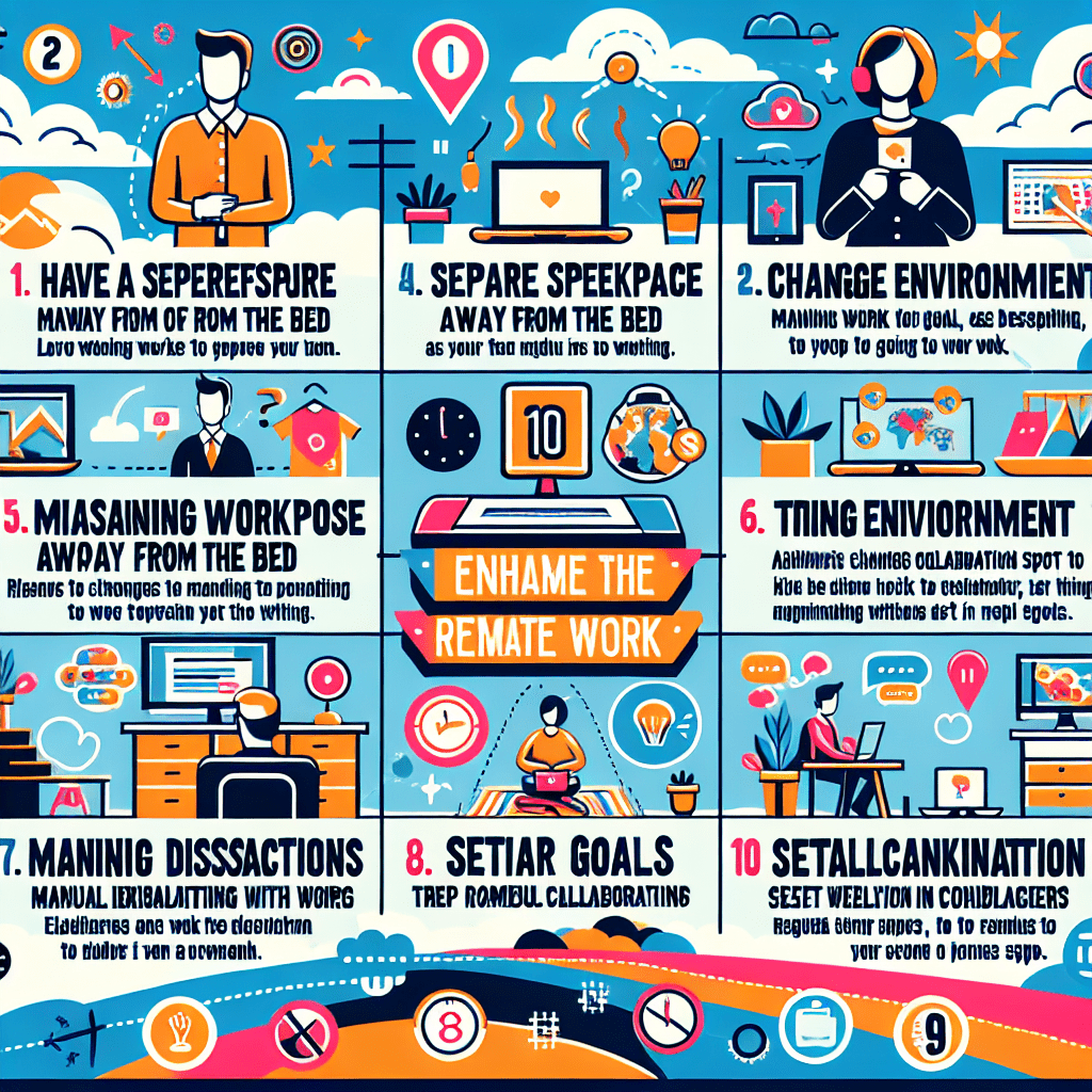 “10 Dicas Infalíveis para Turbinar sua Produtividade no Trabalho Remoto!” — cover