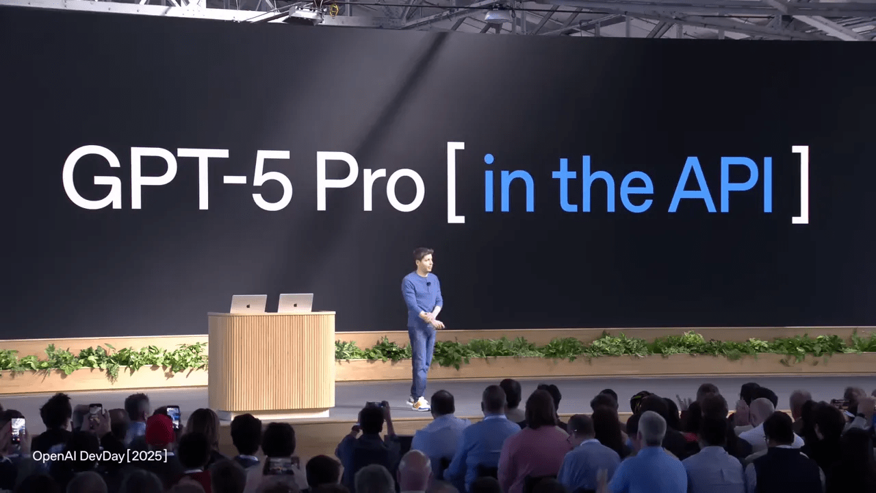 Anúncio do GPT-5 Pro disponível na API